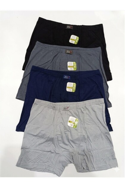 1254 Men's Elastane Bamboo Boxer 12 Pieces