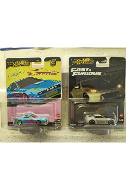 HOT WHEELS Premium Fast and Furious Nissan ve SİLHOUETTES MAZDA