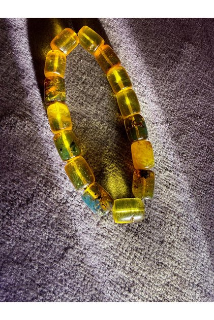 Original Dominican Drop Amber Bracelet Suitable for Men