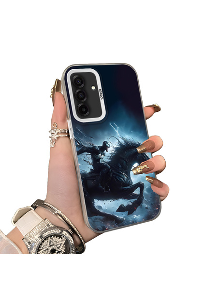 Samsung Galaxy A26 Compatible Hard Acrylic Back Silicone Edge Lens Protection Case