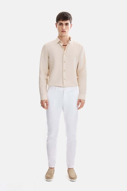 White Men's Trousers B35S30001
