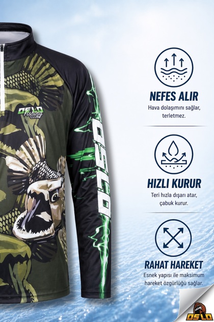 Oslo Balıkçı T-Shirt Green Bear - Fiyatı, Yorumları
