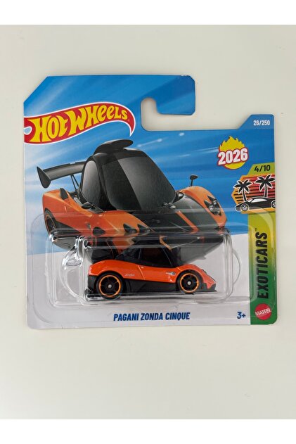 HOT WHEELS Pagani Zonda Cinque 26/250 Exoticars 2026 Metal Gövdeli