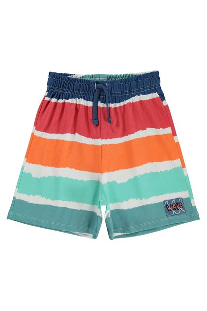 Colorful Wave Shorts for 6-9 Years Old - Off-White