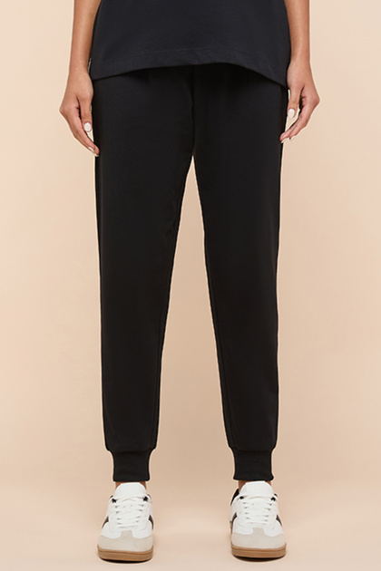 Solid Joggers with Drawstring Waist