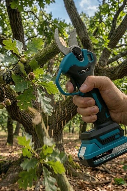 STAHLKRAFT STH 9981 M Dal Budama, Akülü Budama Makası ve Akülü