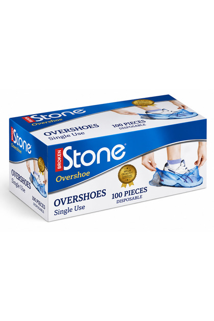 Disposable Non-Slip Shoe Covers – Pack of 100 (50 Pairs) | Waterproof and Dustproof, Elastic Protective Overshoes