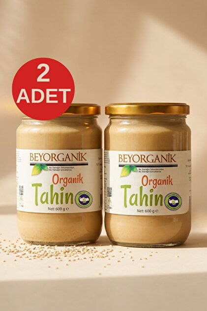ORGANİK Tahin 600gr 2'li (SALMONELLA ve PESTİSİT ANALİZLİ)