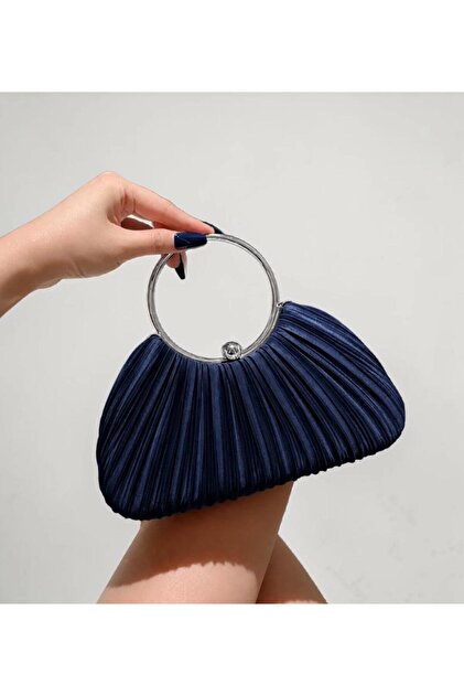 navy blue dress purse In Case You Missed It Navy Faux Leather Clutch Handbag