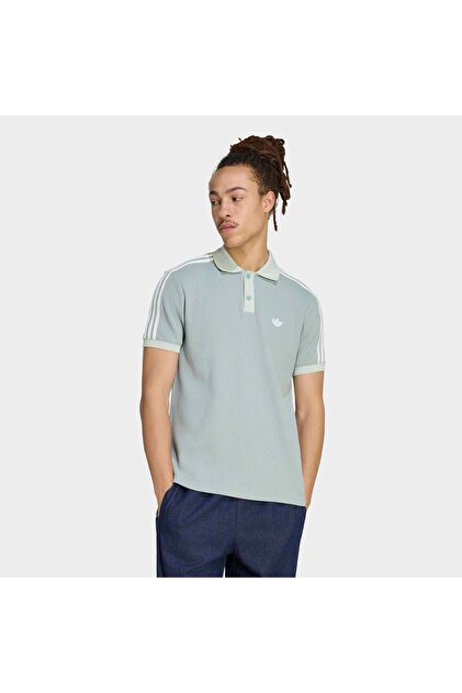 adidas Waffle Erkek Yeşil Polo Tişört (KX1231) - Fiyatı, Yorumları