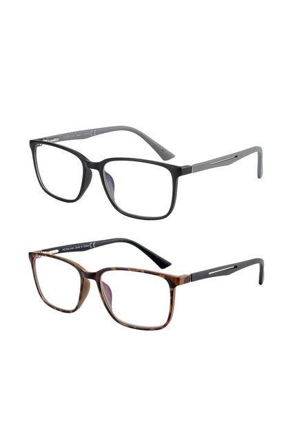 Ochelari cu filtru de lumină albastră și ochelari de citit pentru bărbați, cu ramă pătrată, anti-reflex, pentru sport și calculator.