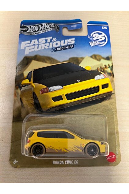 HOT WHEELS Fast and Furious Race-Off 5'li Araç Seti Civic EG