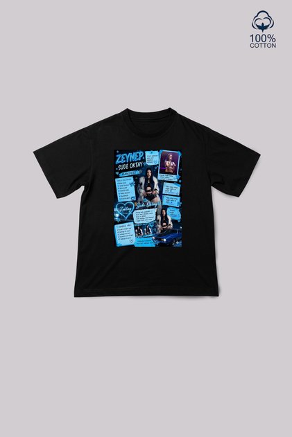 Zeynep Sude Oktay (Zoktay) Printed Children's T-Shirt Short Sleeve Unisex 100% Cotton