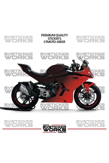Cfmoto 450Sr Fairing Sticker Double Color Engine Fairing Model Ready Kit High Quality