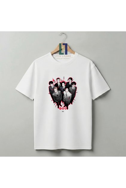 K-Pop Culture Mix Special Series Design Printed Premium Cotton Unisex T-Shirt