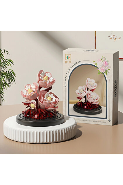 DEK BRICKS Sakura Yapı Blokları Çiçek Modeli Dekoratif Masaüstü
