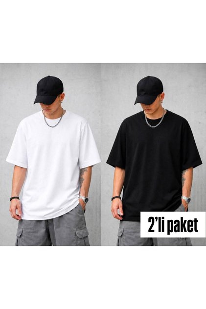 Ανδρικό μπλουζάκι Oversize Loose Cut 100% βαμβάκι