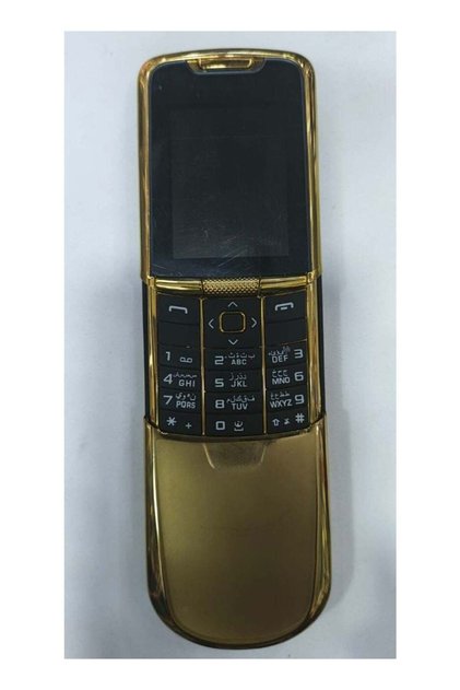 Luxury Gold Slider Phone – Classic Dual SIM 3G Mobile with Camera