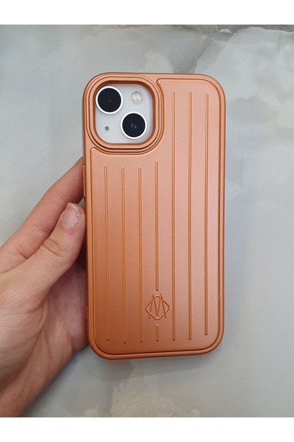 ZB Aksesuarda Moda İPHONE 13 ve 14 Uyumlu Rimowa Çizgili Bavul