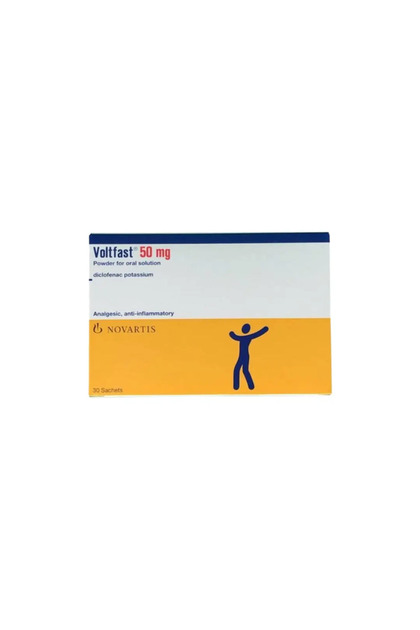 VOLTFAST 50MG POWDER 30 SACHETS