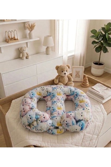 Twin Baby Breastfeeding and Support Pillow with Belt Buckle