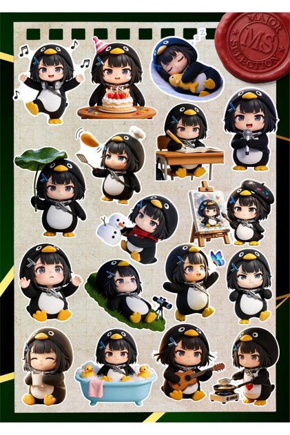 Gugu Gaga 17 Piece Sticker Set | 3-5 cm Waterproof Laptop, Notebook, Tablet and Phone Sticker Pack