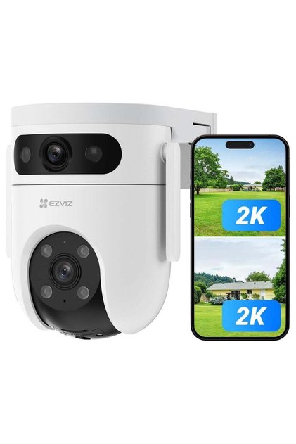H9c 3MP Dual 2K & 2K Dual-Lens Pan & Tilt Wi-Fi Camera