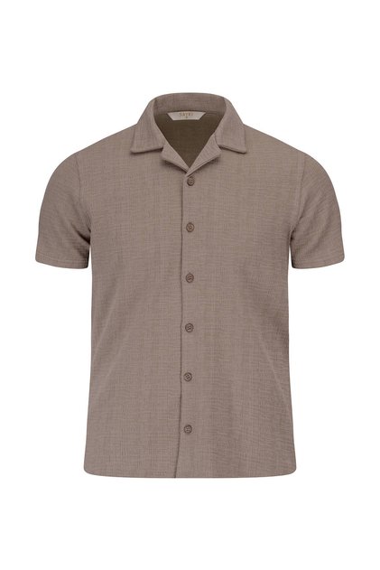 Mink Regular Fit Apaş Collar Shirt