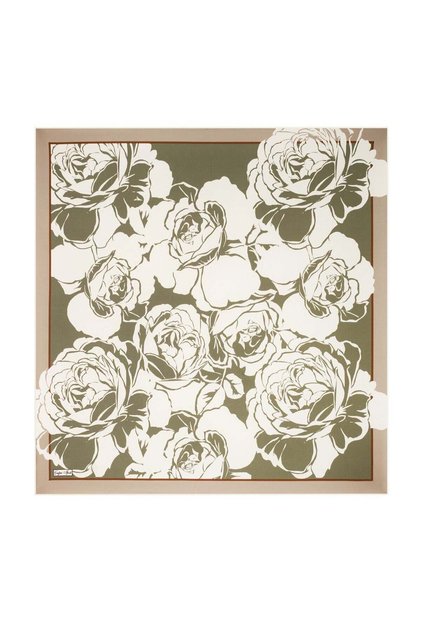 وشاح حريري بنقشة زهور DG13938-9