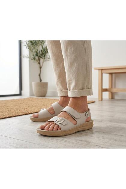 Ceyuo 9891 men's anatomical hajj and umrah sandals