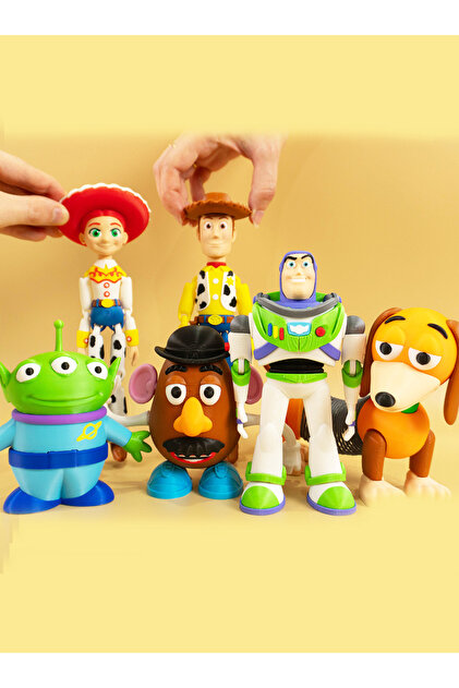 Suelo Butik 6'lı Set Woody, Jessie, Buzz, Mr.Potato, Uzaylı, Köpek