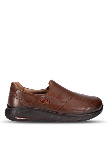 Klark-k men's leather hallux shoes - tan
