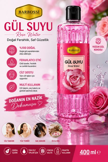 gül suyu 400 ml