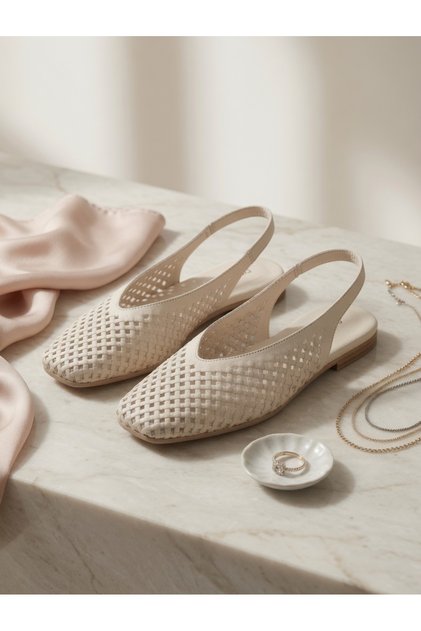 Kemal Aygün-Mammamia Genuine Leather Women's Ballerinas
