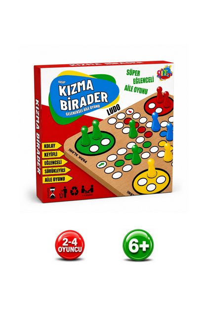 Wooden Ludo Traditional Family Game