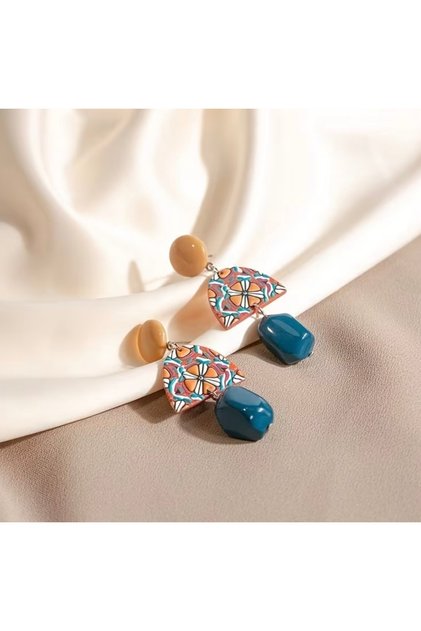 Pandan Design Summer Sallantılı Küpe