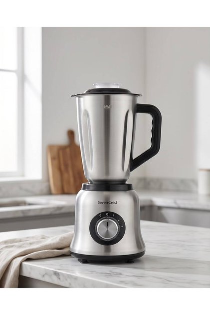 Sevencrest Stainless Steel 2L Electric Blender - with Grinder - Multi Speed