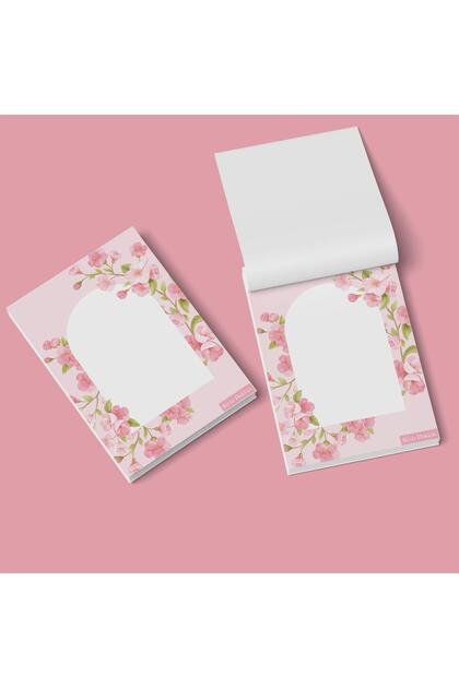 Sakura | Glue-Bound Notepad A7 Size, 50 Sheets