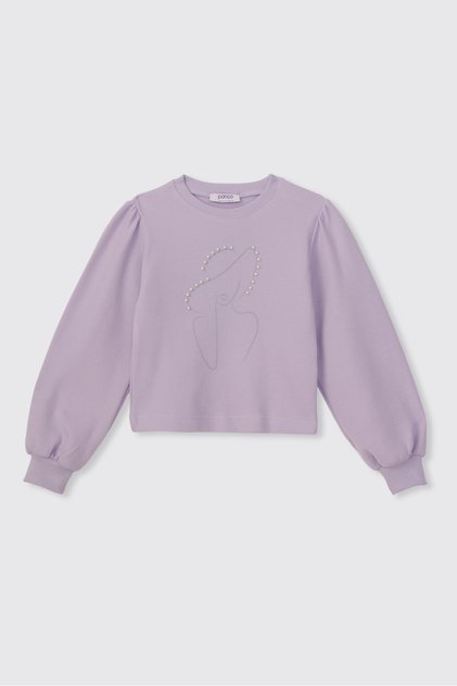 Girl's Lilac Sweatshirt