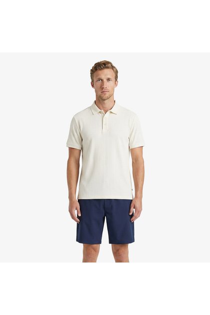 Erkek Krem Regular Fit Polo Yaka T-Shirt
