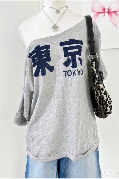 Köstebek Tokyo Y2K Kısa Kollu Off Shoulder Tişört - Fiyatı, Yorumları