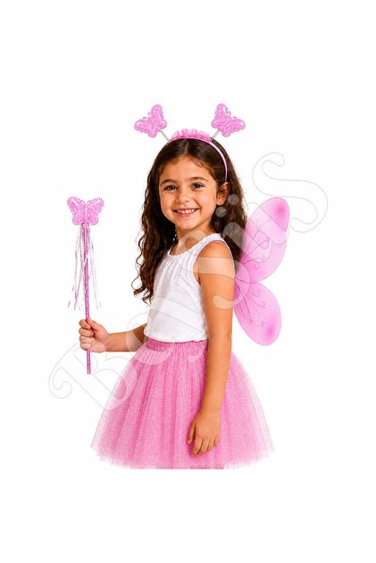 Parti Çocuk Kelebek Kanadı Pembe