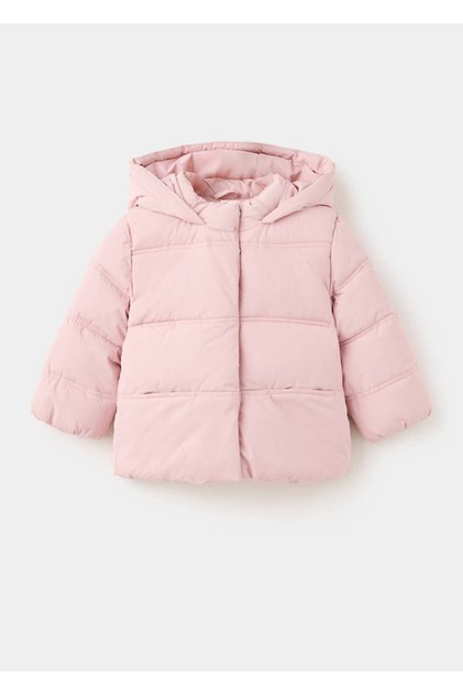 Kapüşonlu kapitone anorak