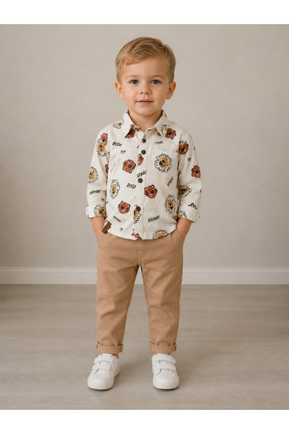 Boy's Shirt and Pants Set