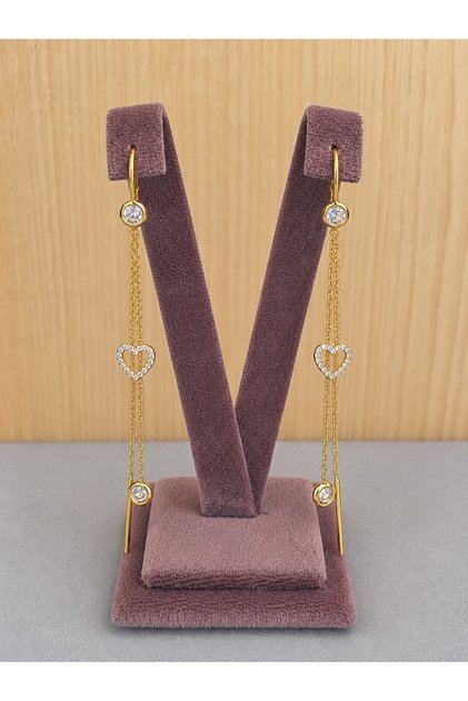 Cercei Argint 925 placat cu Aur