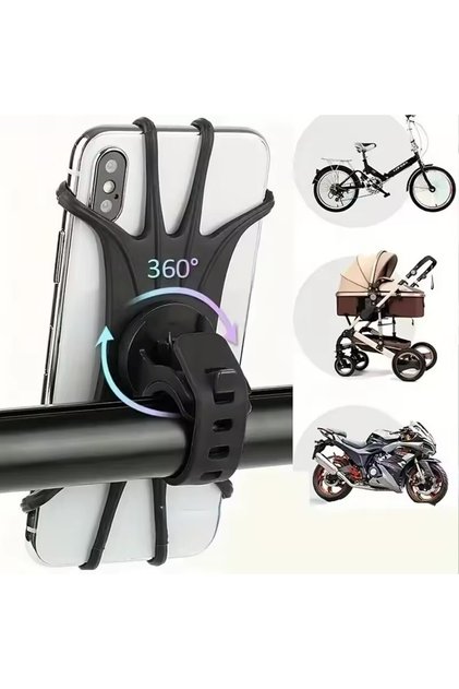 Black Bike Phone Holder Bicycle Mobile Cellphone Holder Motorcycle Stand Suporte Celular For iPhone