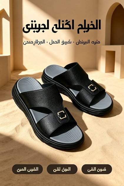 شباشب رجالية جلدية مصنوعة محليًا في السعودية، خفيفة الوزن للغاية، تصميم مريح، نعل ناعم، صنادل عصرية مقاومة للماء ومضادة للانزلاق، يرجى طلب مقاس أكبر واحد.