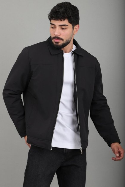 Medium Winter Coat with Fur Collar Pldp 3033-m_50511