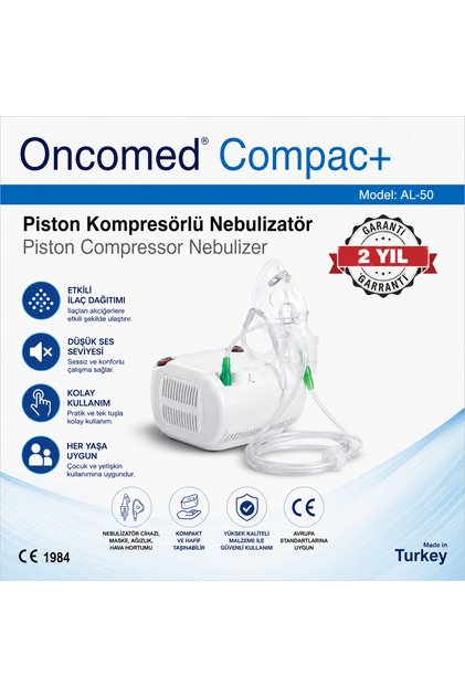 ONCOMED COMPACT PİSTON KOMPRESÖRLÜ NEBULİZATÖR