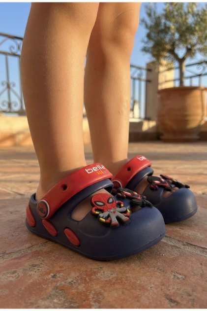 ÖRÜMCEK SÜSLÜ BEBEK ÇOCUK CROS TERLİK.ERKEK ÇOCUK SANDALET TERLİK.PLAJ HAVUZ BAHÇE GÜNLÜK BEBEK&ÇOCUK TERLİK.(GÖRSELDEKİ BEDEN TABLOSUNA BAKARAK ALINIZ)